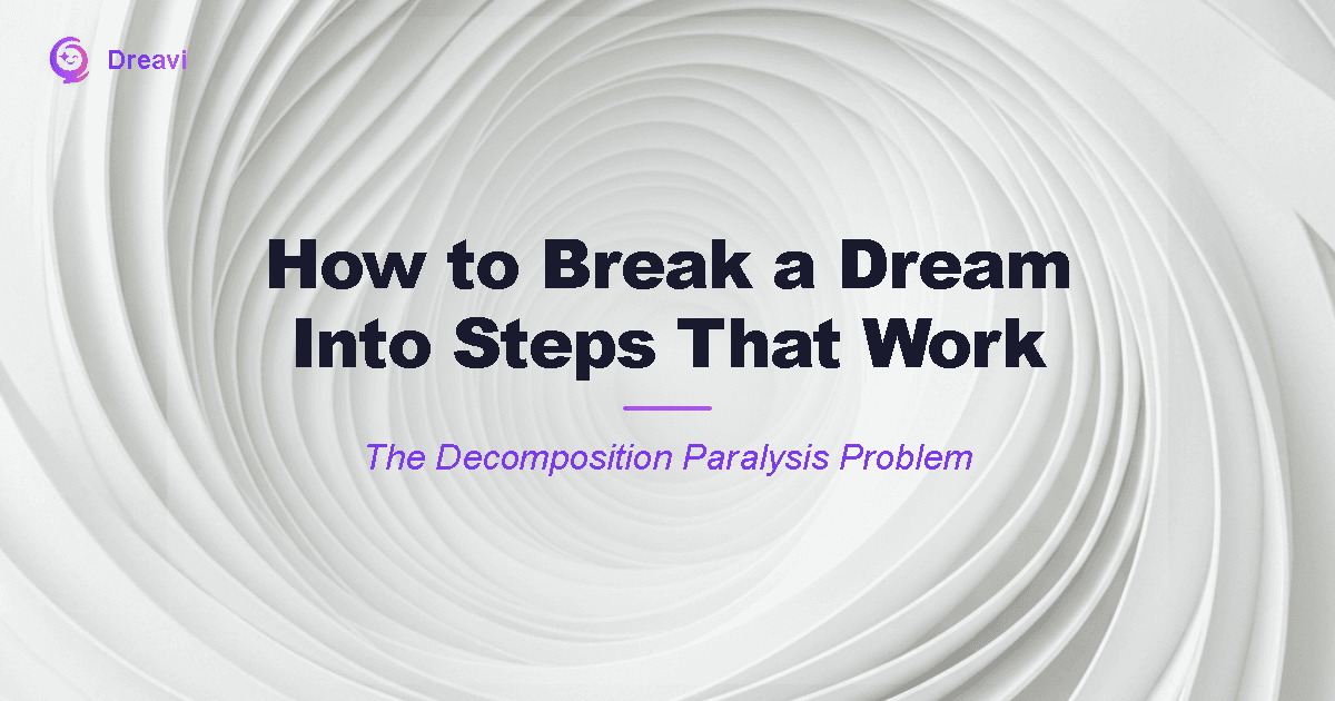 How to Break a Dream Into Steps That Actually Work