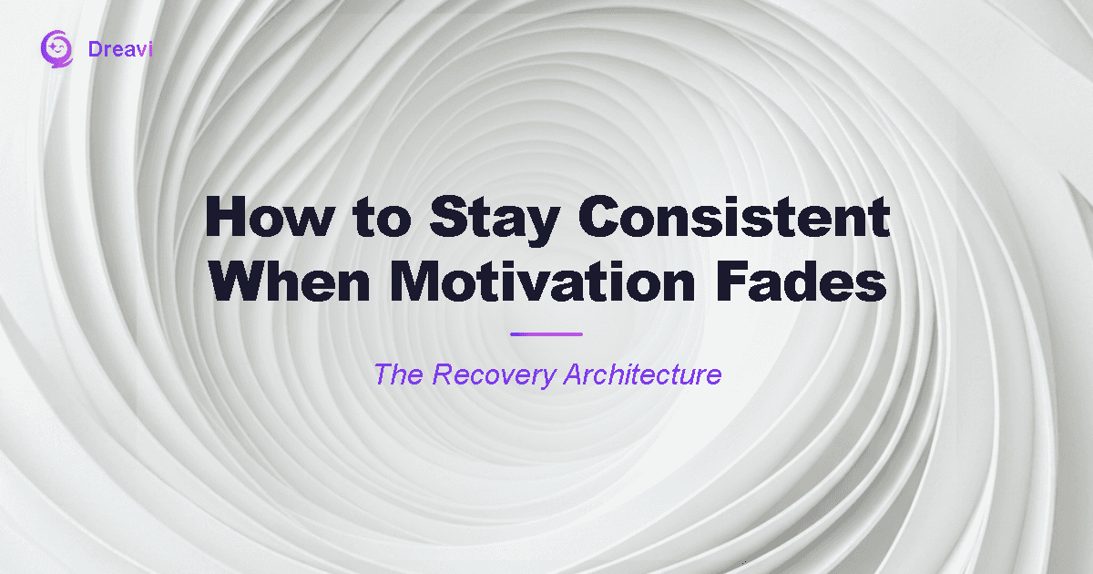 How to Stay Consistent When Motivation Fades