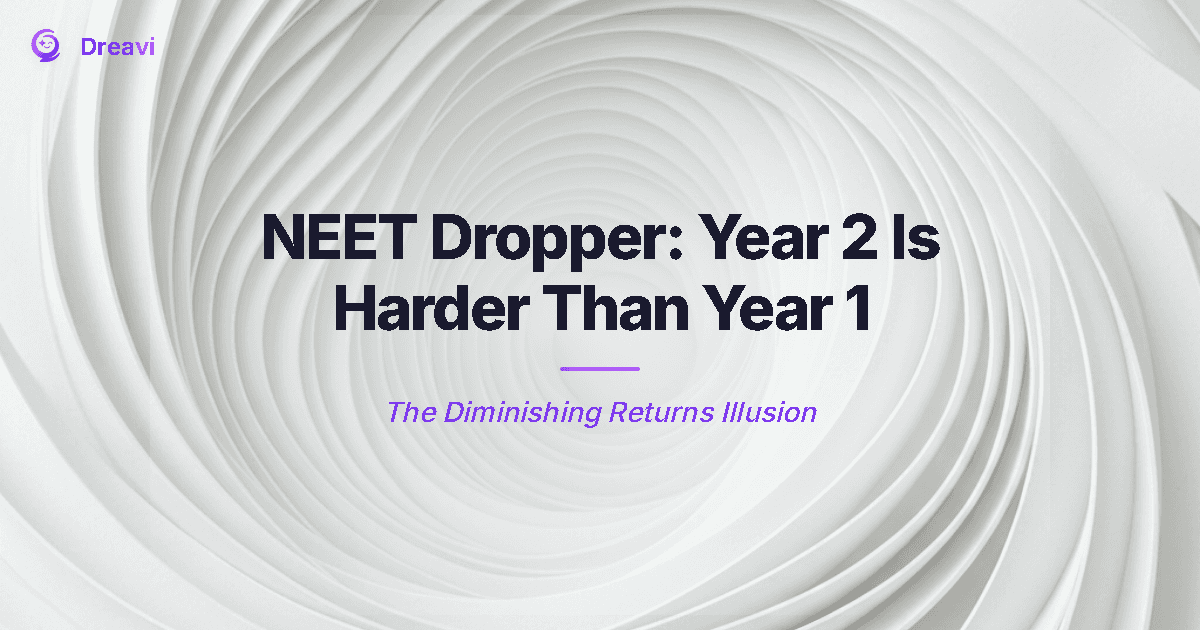 NEET Dropper Year 2: Why It Feels Harder Than Year 1
