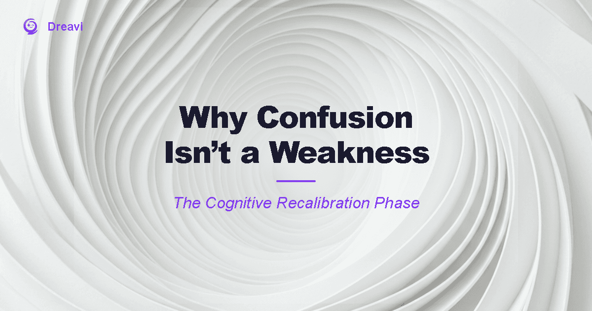 Why Confusion Isn't a Weakness — It's a Signal Your Brain Is Recalibrating
