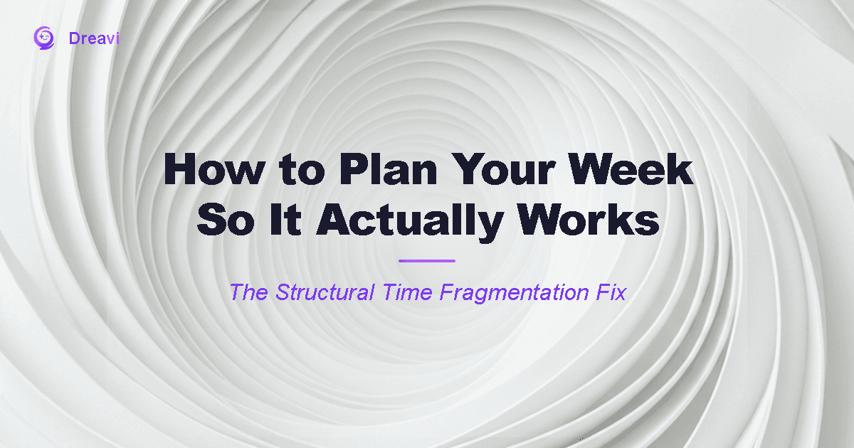 How to Plan Your Week (So It Actually Moves You Forward)