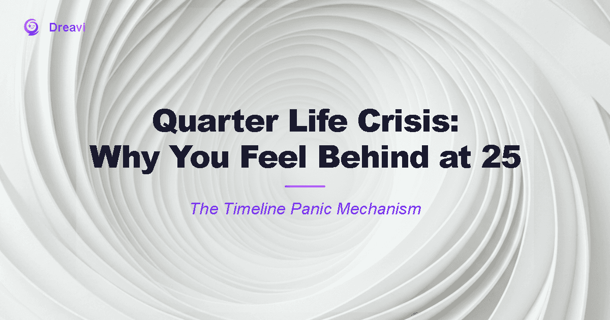 Quarter Life Crisis: Why You Feel Behind at 25