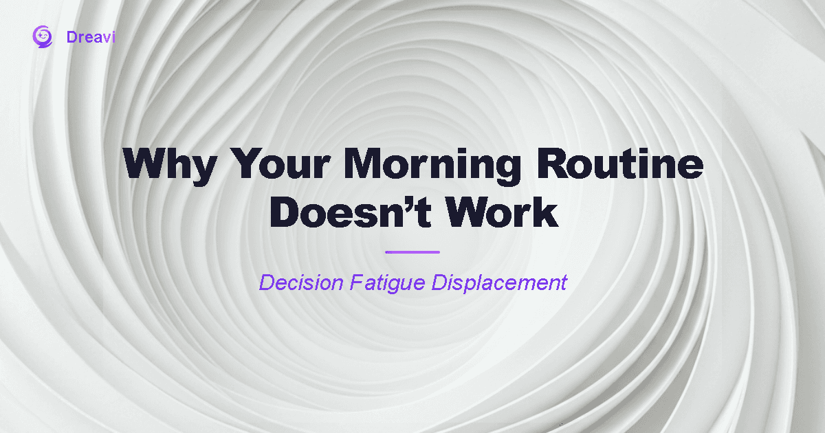 Why Your Morning Routine Doesn't Work (And What Actually Does)