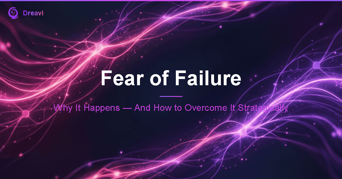 Fear of Failure: Why It Happens — And How to Overcome It Strategically